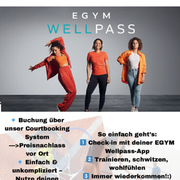 EGYM WELLPASS ab Januar bei uns verfügabar