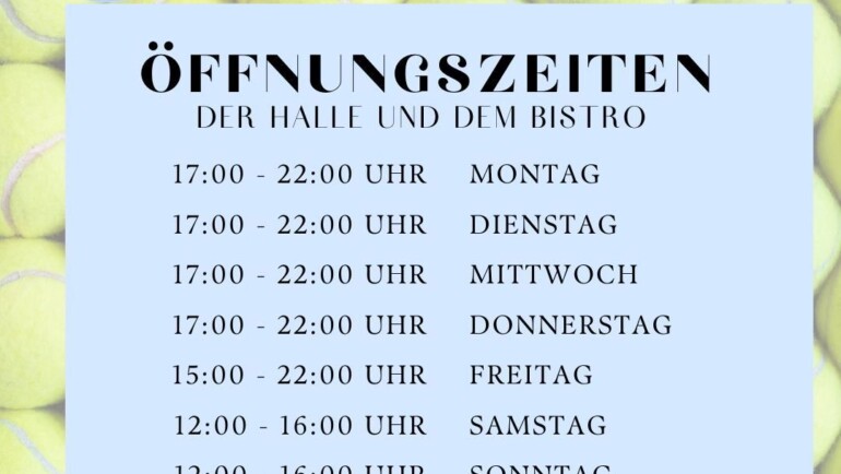 Am 21.04 startet unsere Sommersaison!